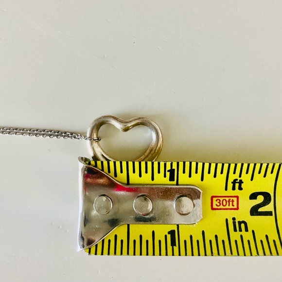 Tiffany Elsa Peretti Open Heart Pendant - Picture 5 of 6
